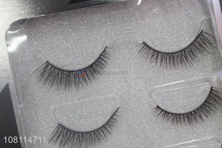 Popular products natural 3D false eyelashes for makeup