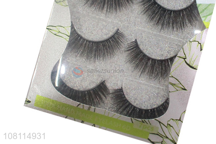 High quality natural handmade women false eyelashes for sale