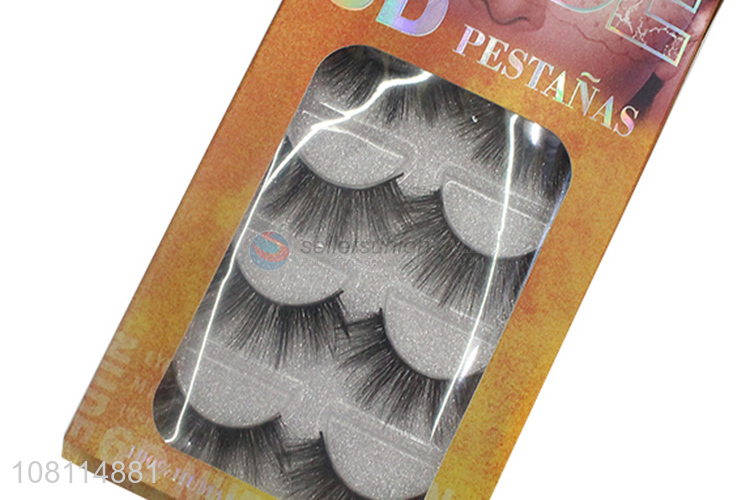 Best price fashion women cosmetic natural false eyelashes