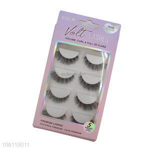 Low price long lasting women false eyelashes for makeup