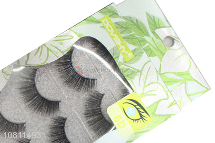 High quality natural handmade women false eyelashes for sale