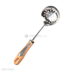 Hot Sale Long Handle Slotted Ladle Kitchen Spoon Strainer