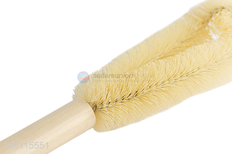 Good quality household long wooden handle cup brush bottle brush