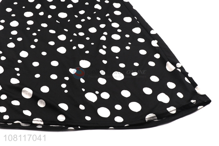 Yiwu wholesale black skin-friendly ladies casual short skirt