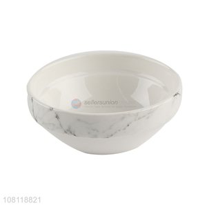 Latest design white delicate ceramic dinnerware bowl for sale