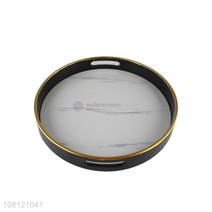 Wholesale Coffee Tea Serving Tray Fashion Round Tray