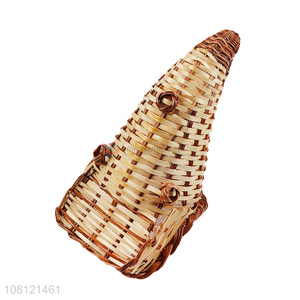 Yiwu market creative home gardening bamboo woven flower basket