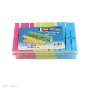 Hot Selling Plastic Clothespin Colorful Clothes Pegs