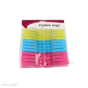 Good Quality Plastic Clothespin Colorful Clothes Pegs Set