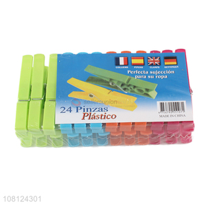 Newest Household Clothespin Plastic Clothes Pegs Set