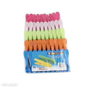 New Style Colorful Plastic Clothespins Cheap Clothes Pegs