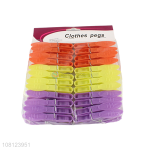 Popular Household Clothes Pegs Cheap Plastic Clips Set