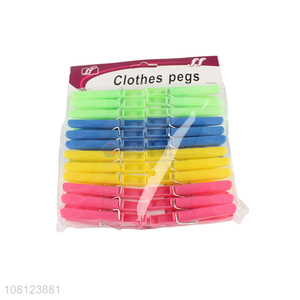 Wholesale Plastic Clothes Pegs Colorful Clothespin Set