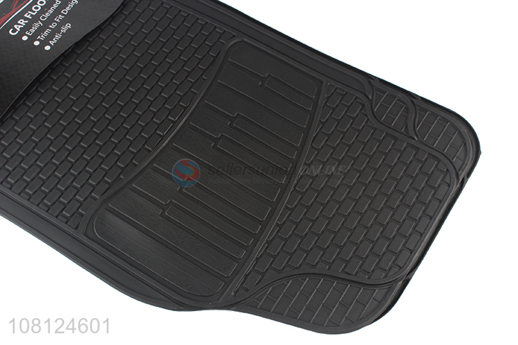 High Quality 4 Pieces Anti-Slip Car Floor Mat Set