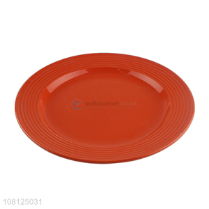 New arrival large enameled ceramic pasta dinner plate