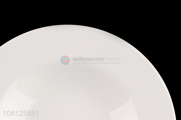 Online wholesale round ceramic pasta plate serving plate