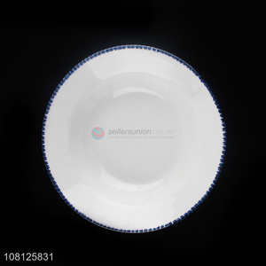 Yiwu market ceramic serving plate ceramic salad plates