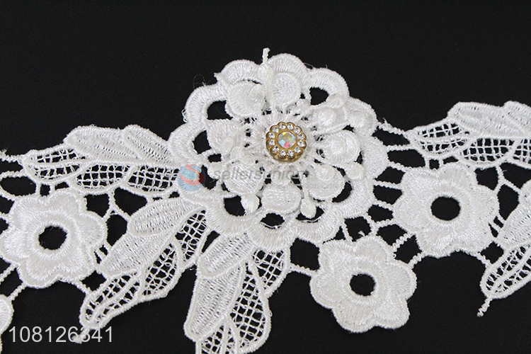 Factory supply delicate clothing accessories lace trim