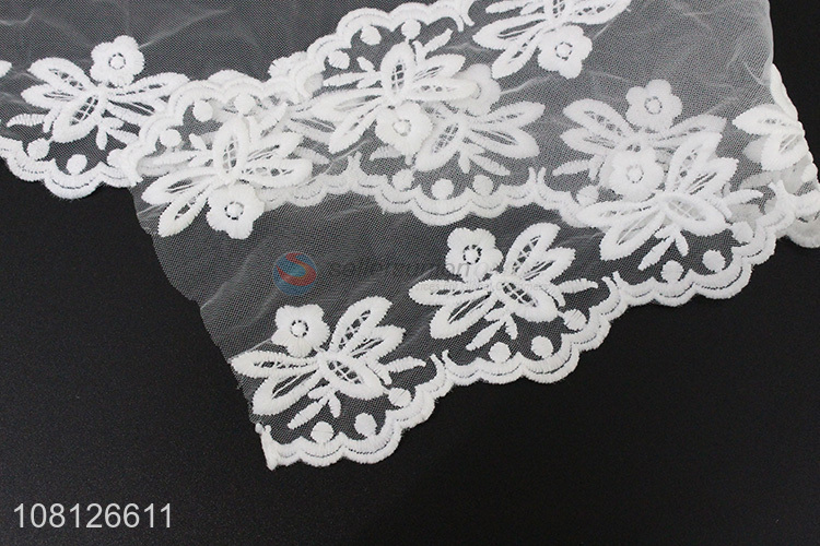 Best sale polyester lace fabric lace trim for garment accessories