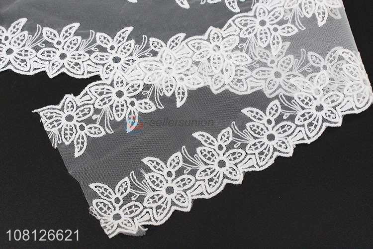 Hot selling embroidery lace trim lace fabric for decoration