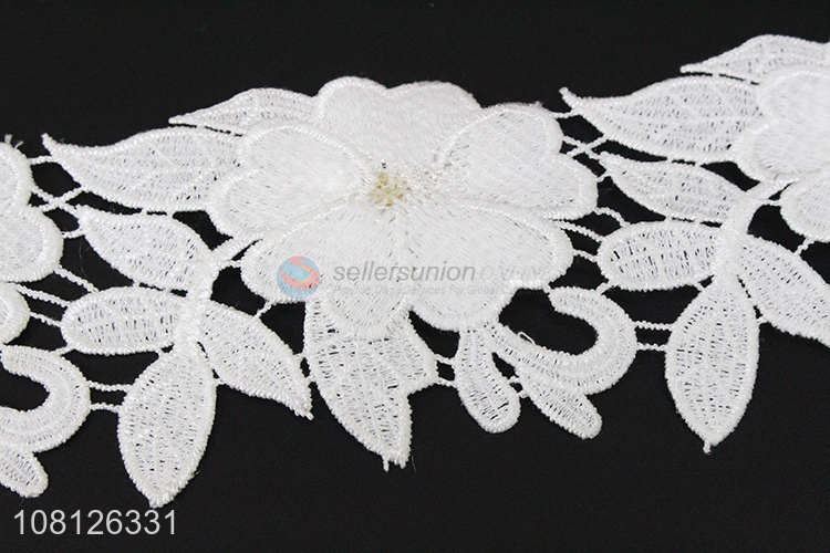 Good selling handmade embroidery lace trim for garment