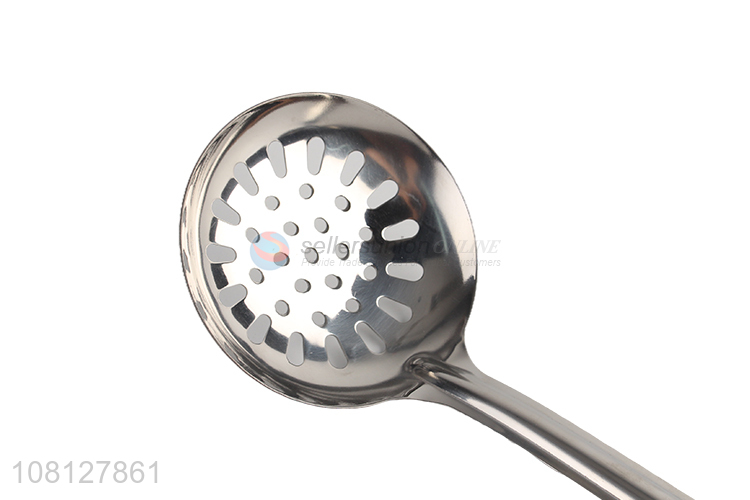 Good quality stainless steel spoon kitchen slotted ladle