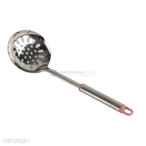 Wholesale silver stainless steel colander kitchen utensils