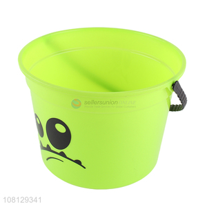 Hot sale Halloween pumpkin bucket funny plastic candy bucket