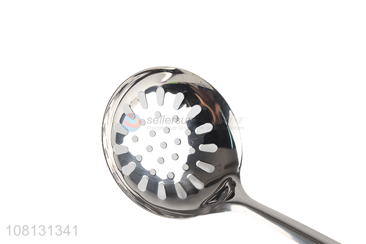 Top Quality Kitchen Skimmer Stainless Steel Slotted Ladle