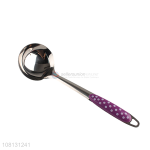 Newest Stainless Steel Soup Ladle With Non-Slip Handle