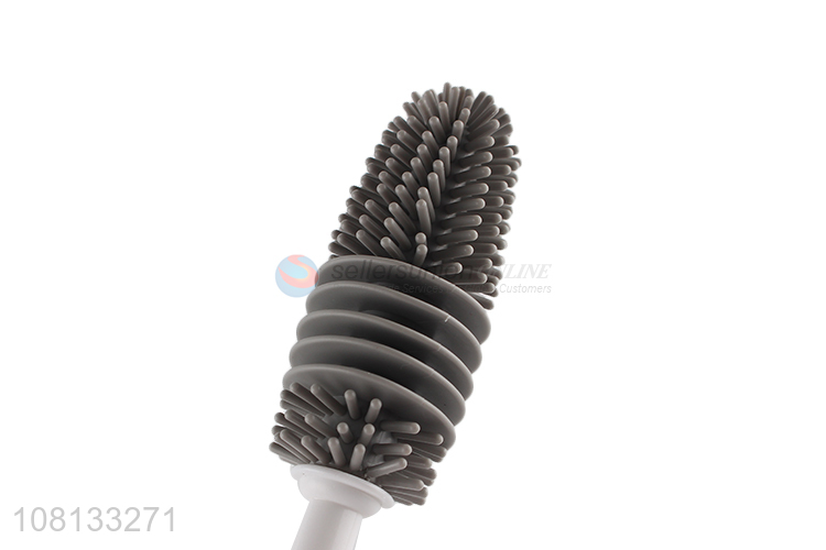 Low price long handle plastic bottle brush for cleaning