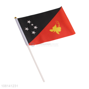 Wholesale Polyester Hand Held Flag With Pole