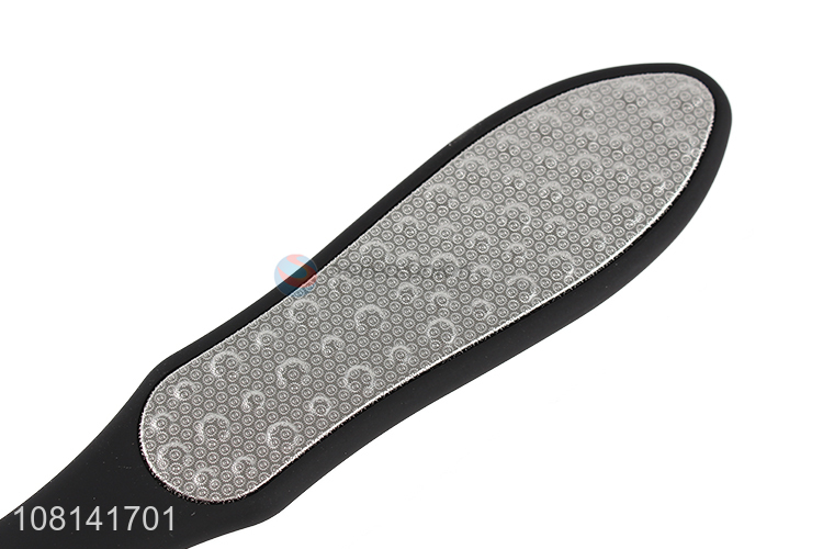 High quality double faced stainless steel foot file for dead skin