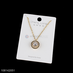 New product high-end rhinestone pendant necklace Valentine's gift