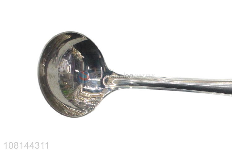 Yiwu wholesale silver stainless steel soup spoon