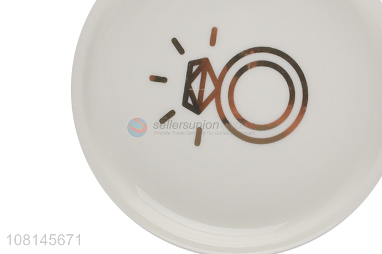 Best Price Round Ceramic Plate Fashion Saucer Antipasto Dish