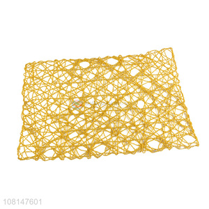 Hot selling paper string woven placemat dining mat for decoration