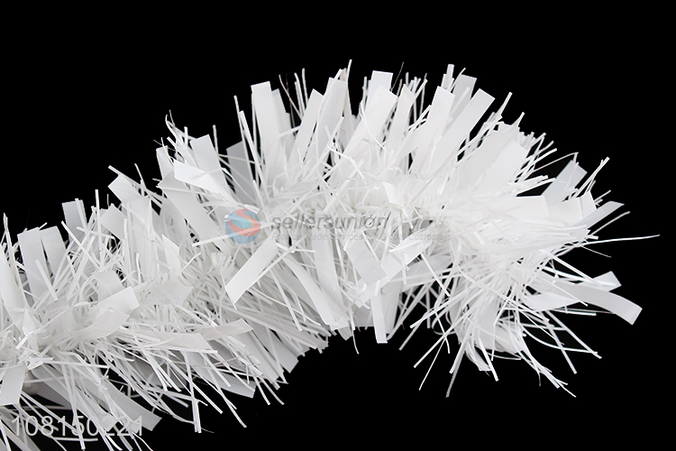 Best selling white simple tinsel decoration party pendant