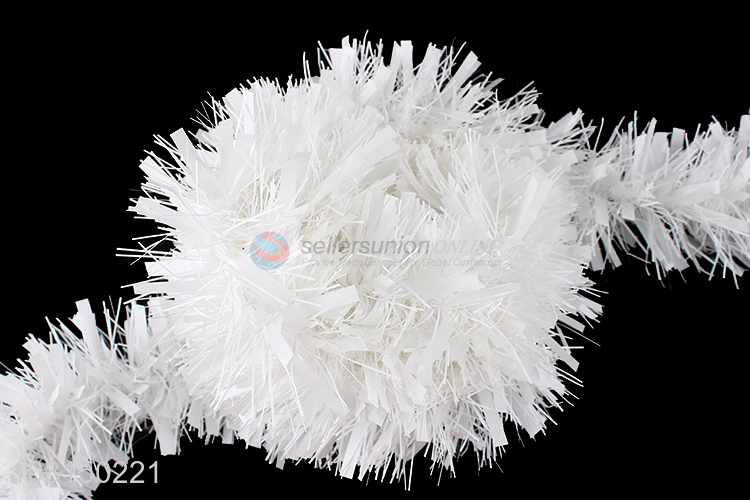 Best selling white simple tinsel decoration party pendant