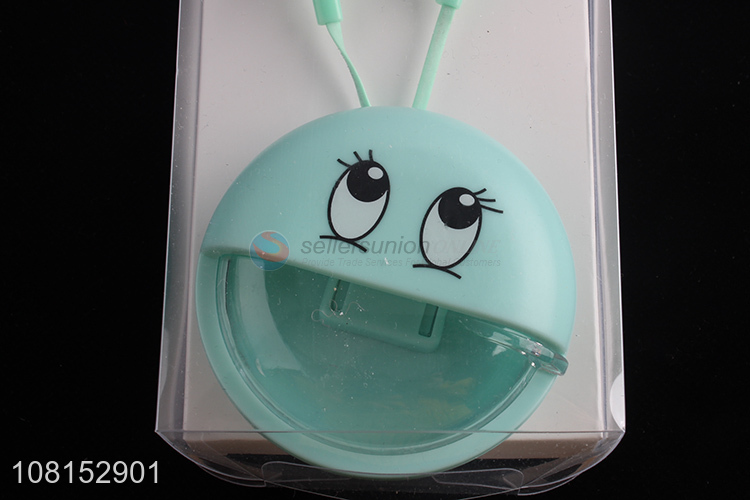 Popular products cartoon storage box cell phone wired headphones