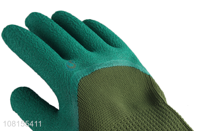 Hot sale latex foam winter abrasion resistant work gloves