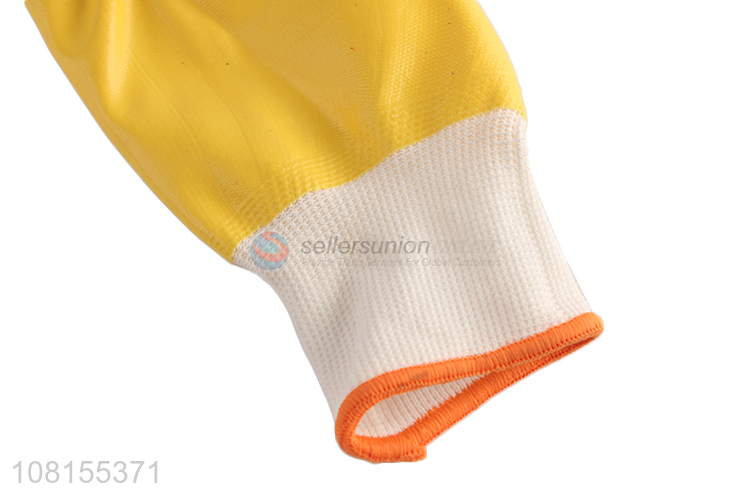 High quality polyester nitrile industrial working gloves