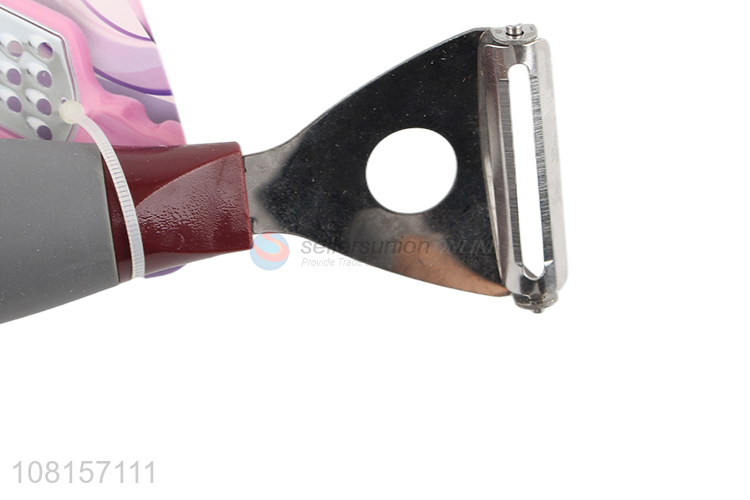 Custom Fat Handle Vegetable & Fruit Peeler For Kitchen