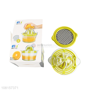 Popular 4 In 1 Multi-Function Manual Juicer Juice Squeezer