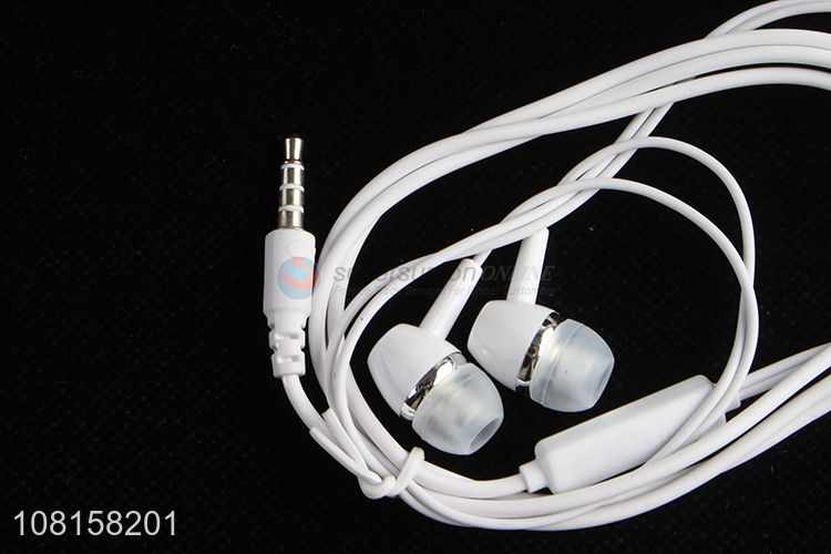 New arrival wired in-ear earbud headphones with mic