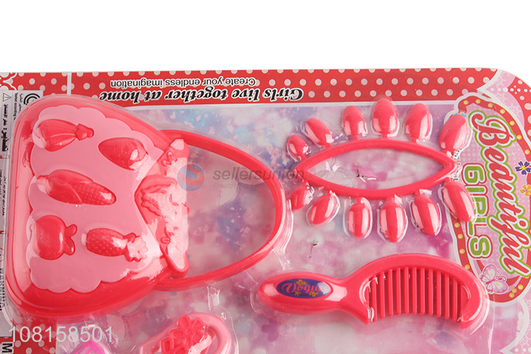 China supplier kids pretend play beauty hair salon kit