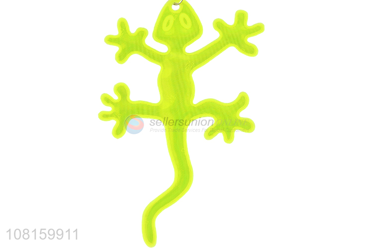 Top Quality Gecko Shape Reflective Pendant Fashion Keychain