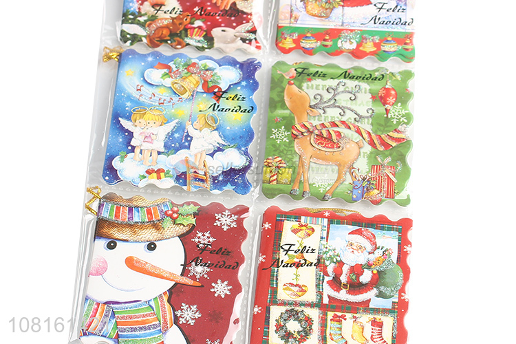 Factory direct sale cute cartoon christmas greeting card