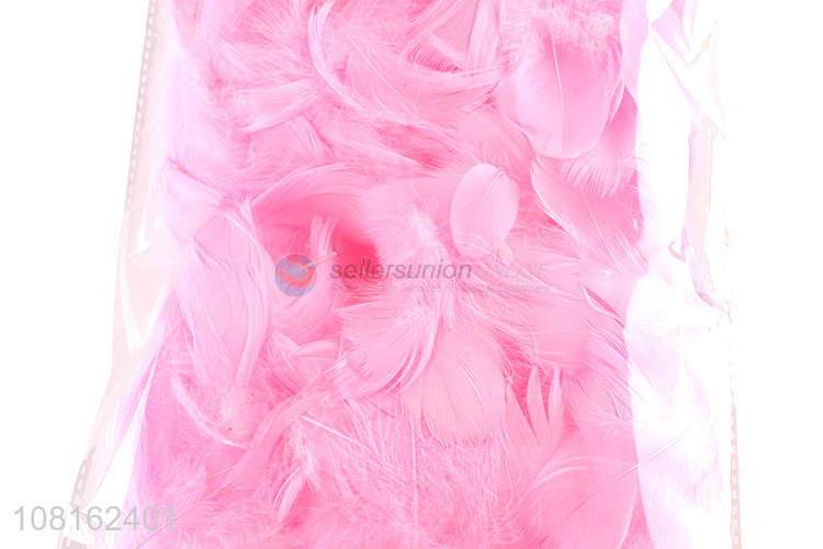 Top products pink feather gift box decoration for party