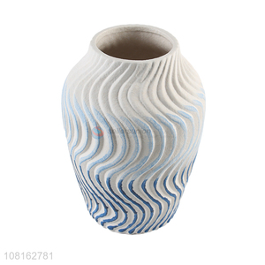 New arrival home ornaments modern hand painted ceramic vases